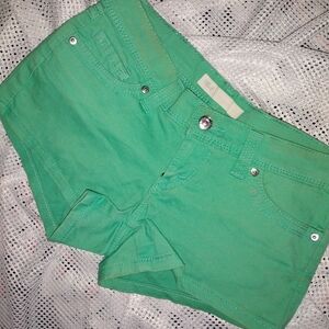 Levi's Vibrant Green Levi's Jean Shorts
